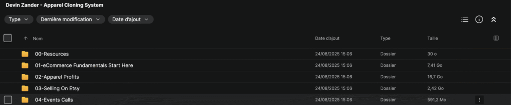 Devin Zander – Apparel Cloning System