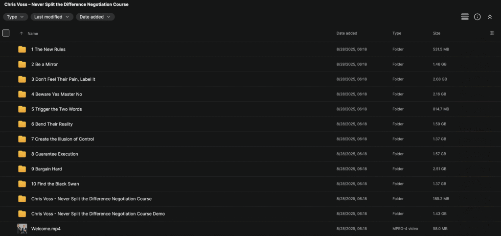 Chris Voss - Never Split the Difference Negotiation Course (Beyond the Book)