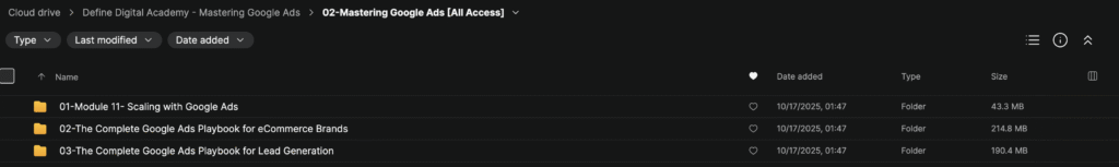 Define Digital Academy – Mastering Google Ads (All Access)